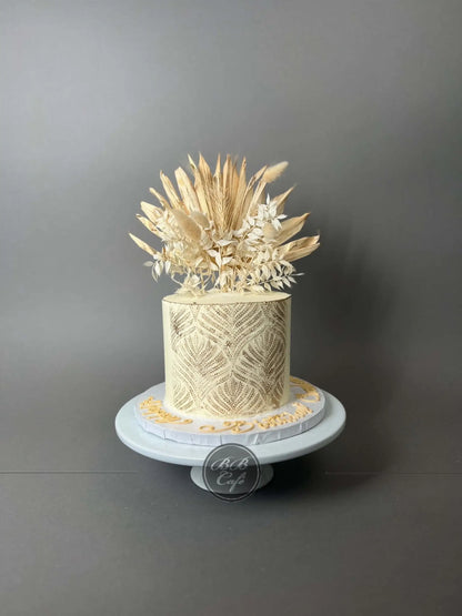 Boho grand buttercream - custom cake