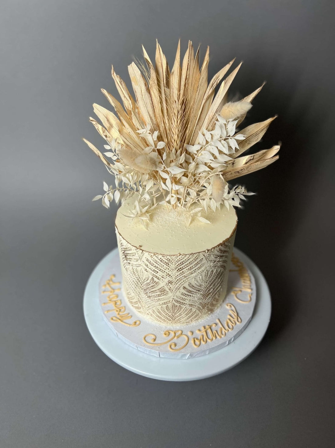 Boho grand buttercream - custom cake