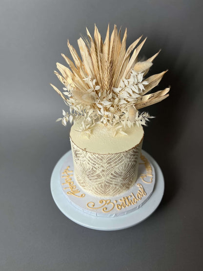 Boho grand buttercream - custom cake