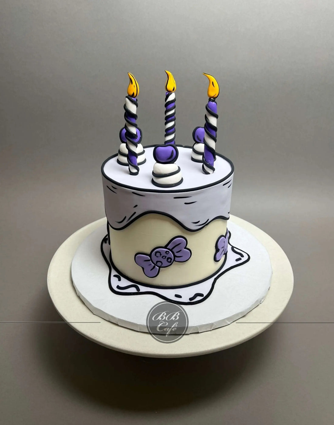 Cartoon pop - art cake - custom