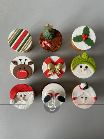 Christmas joy cupcakes - cupcake