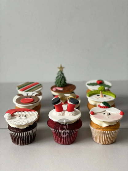 Christmas joy cupcakes - cupcake