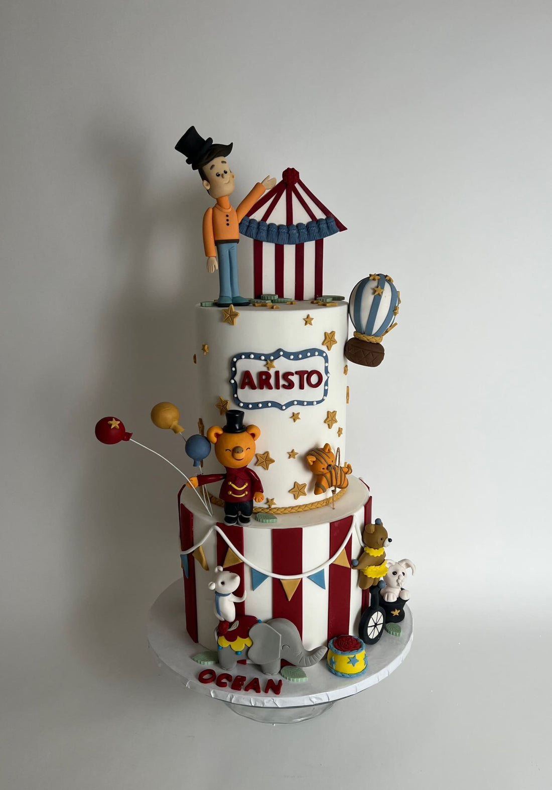 Circus party - custom cake