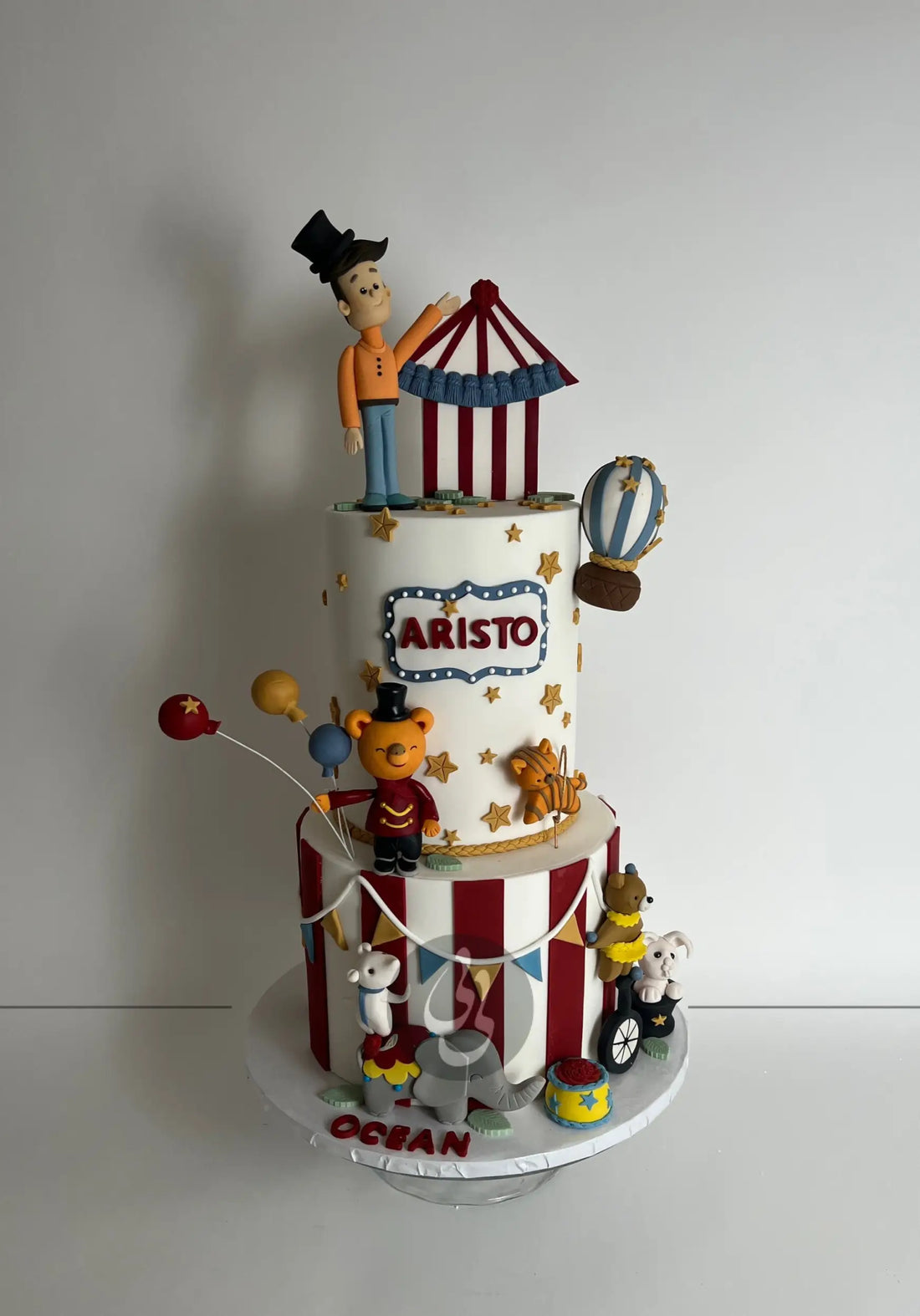 Circus party - custom cake