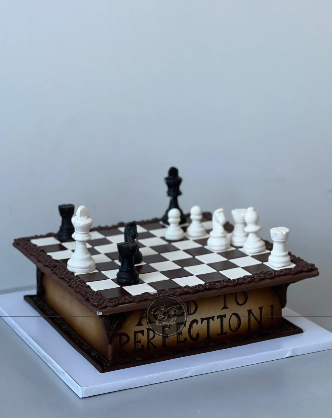 Edible chess board - custom cake