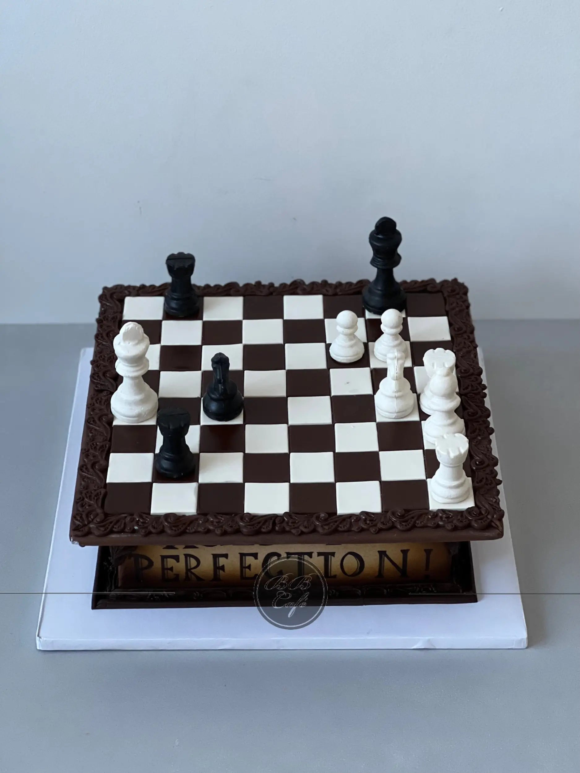 Edible chess board - custom cake