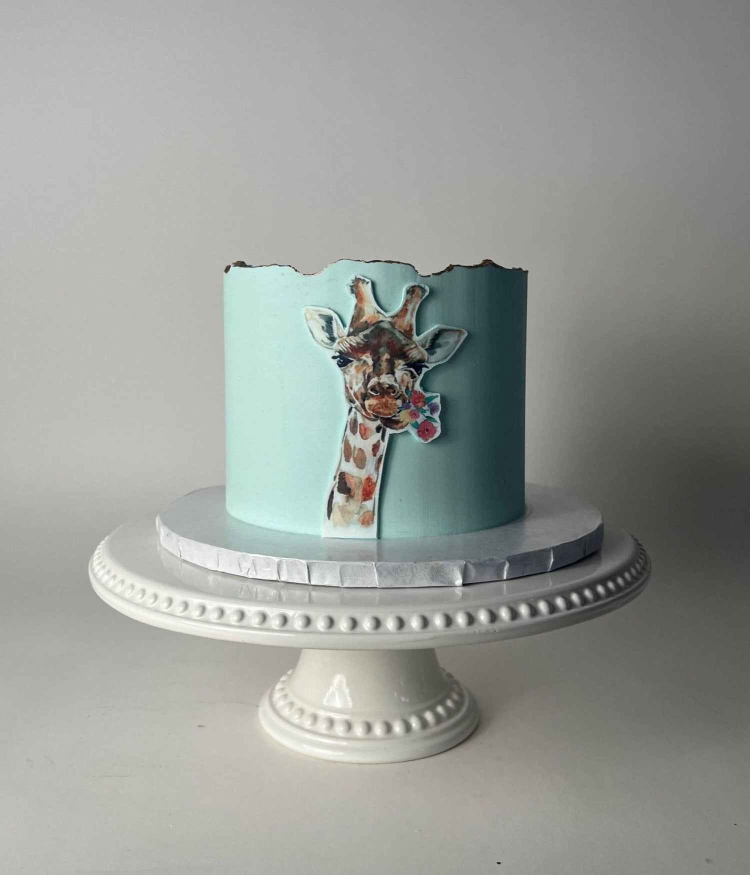 Edible print on buttercream - custom cake
