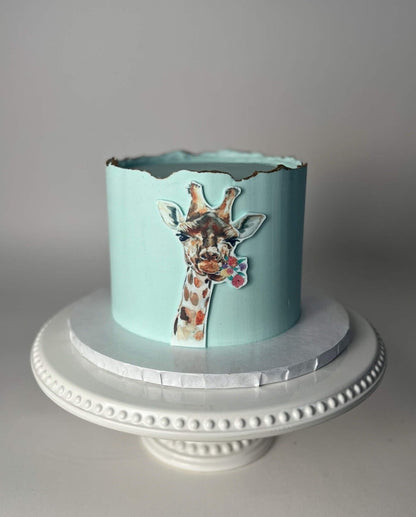 Edible print on buttercream - custom cake