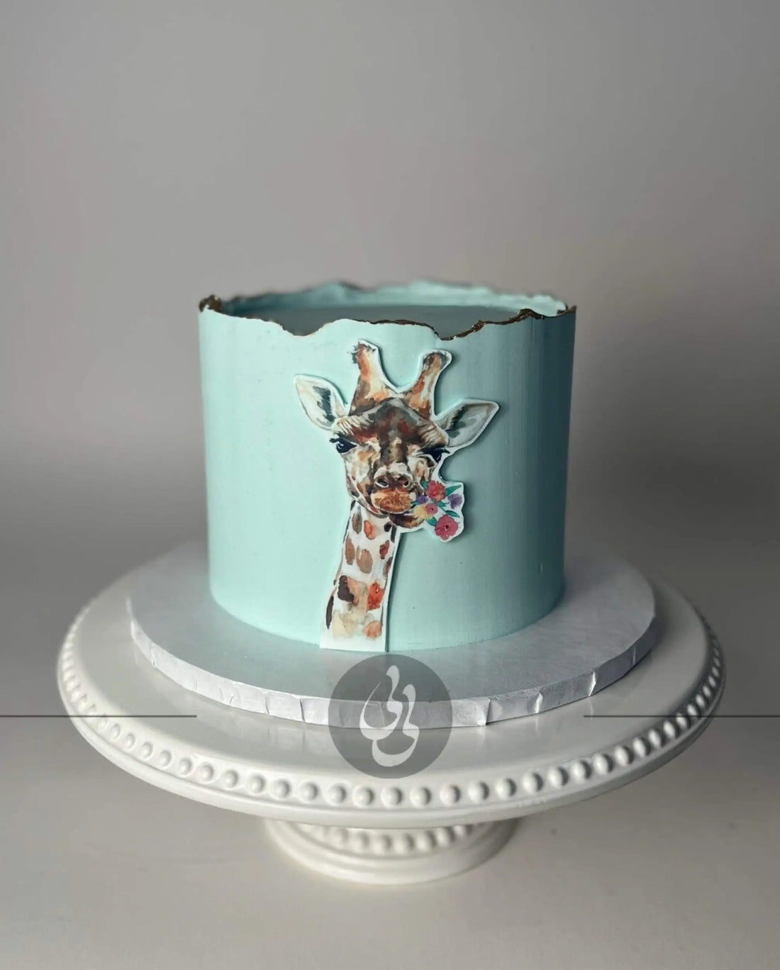 Edible print on buttercream - custom cake