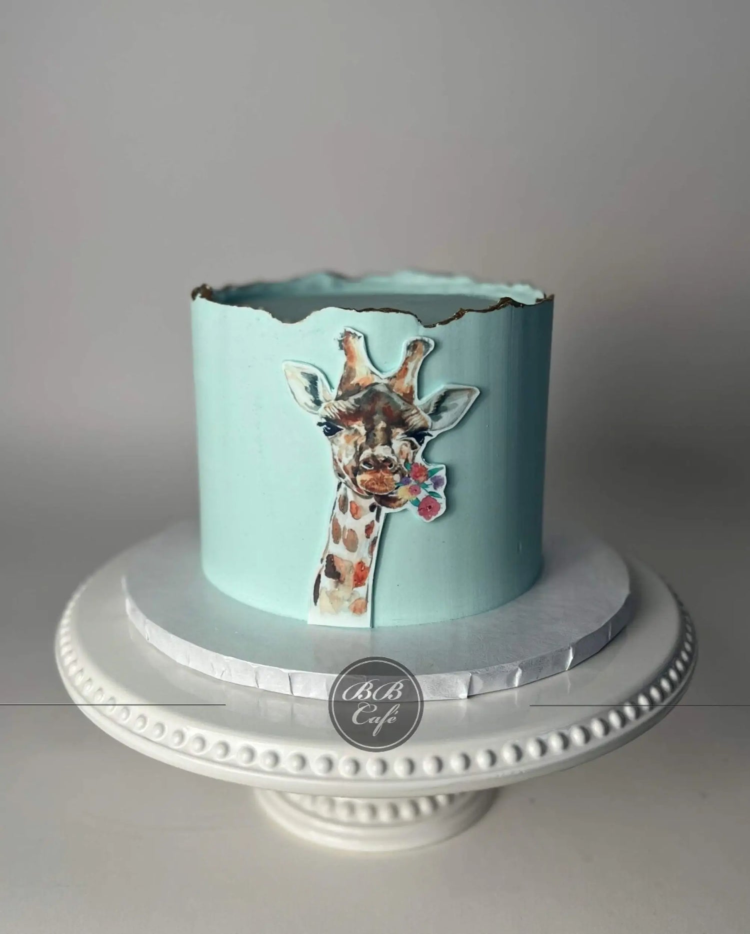 Edible print on buttercream - custom cake