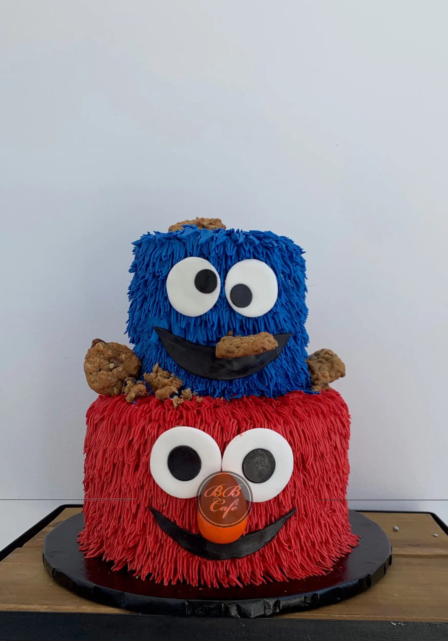 Elmo Cookie Monster Face