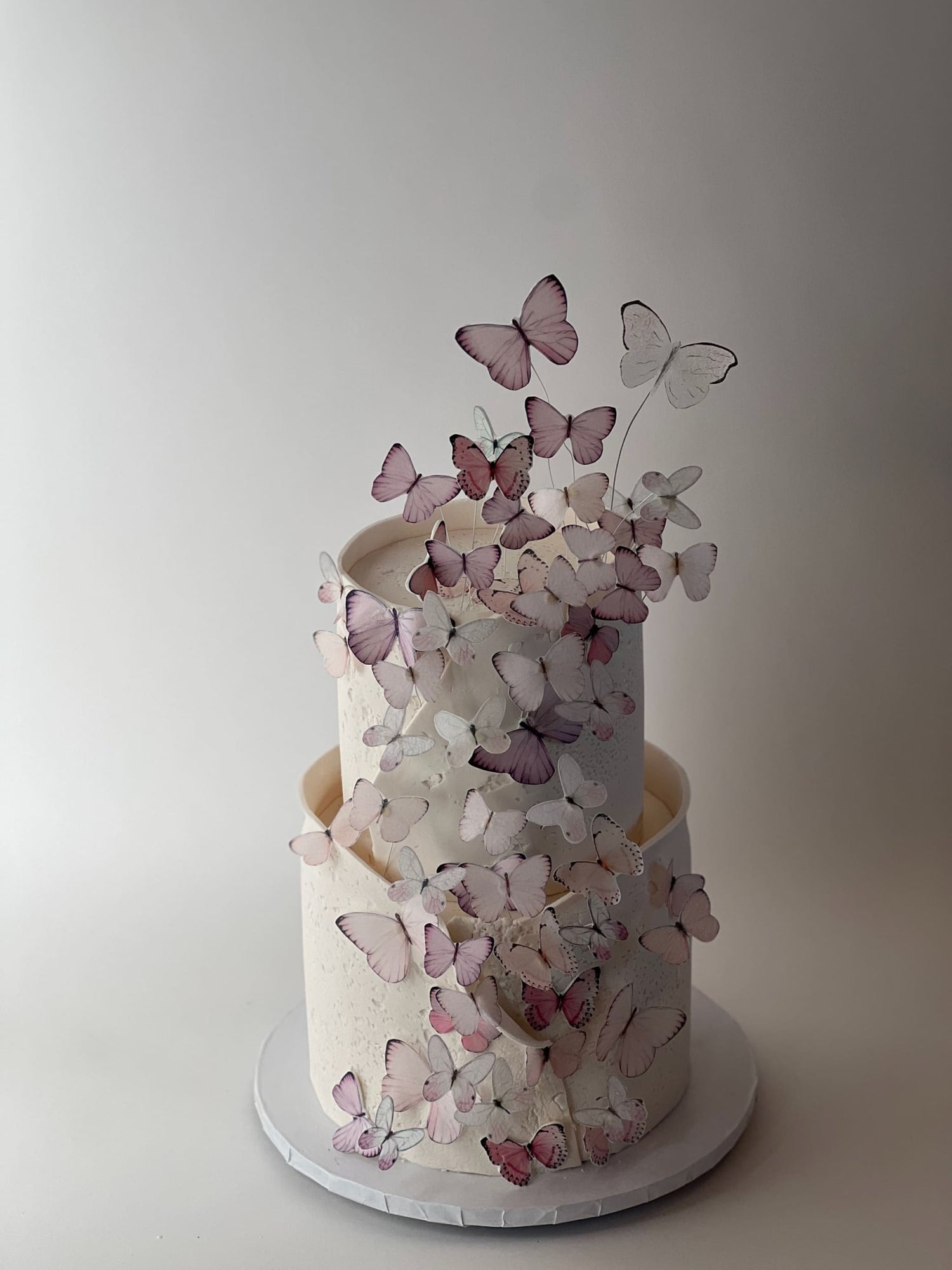 Flight of the butterflies - wedding cake