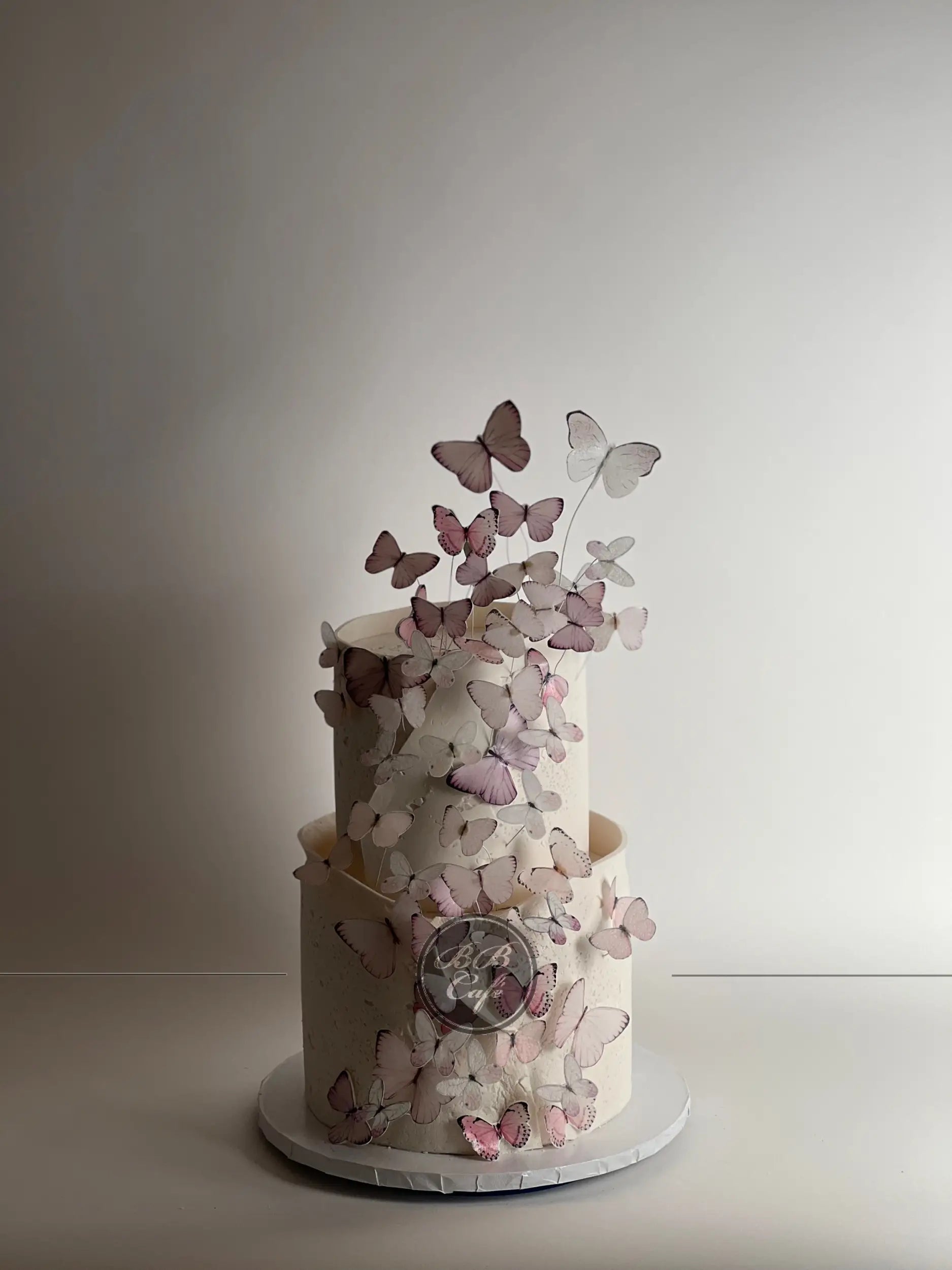 Flight of the butterflies - wedding cake