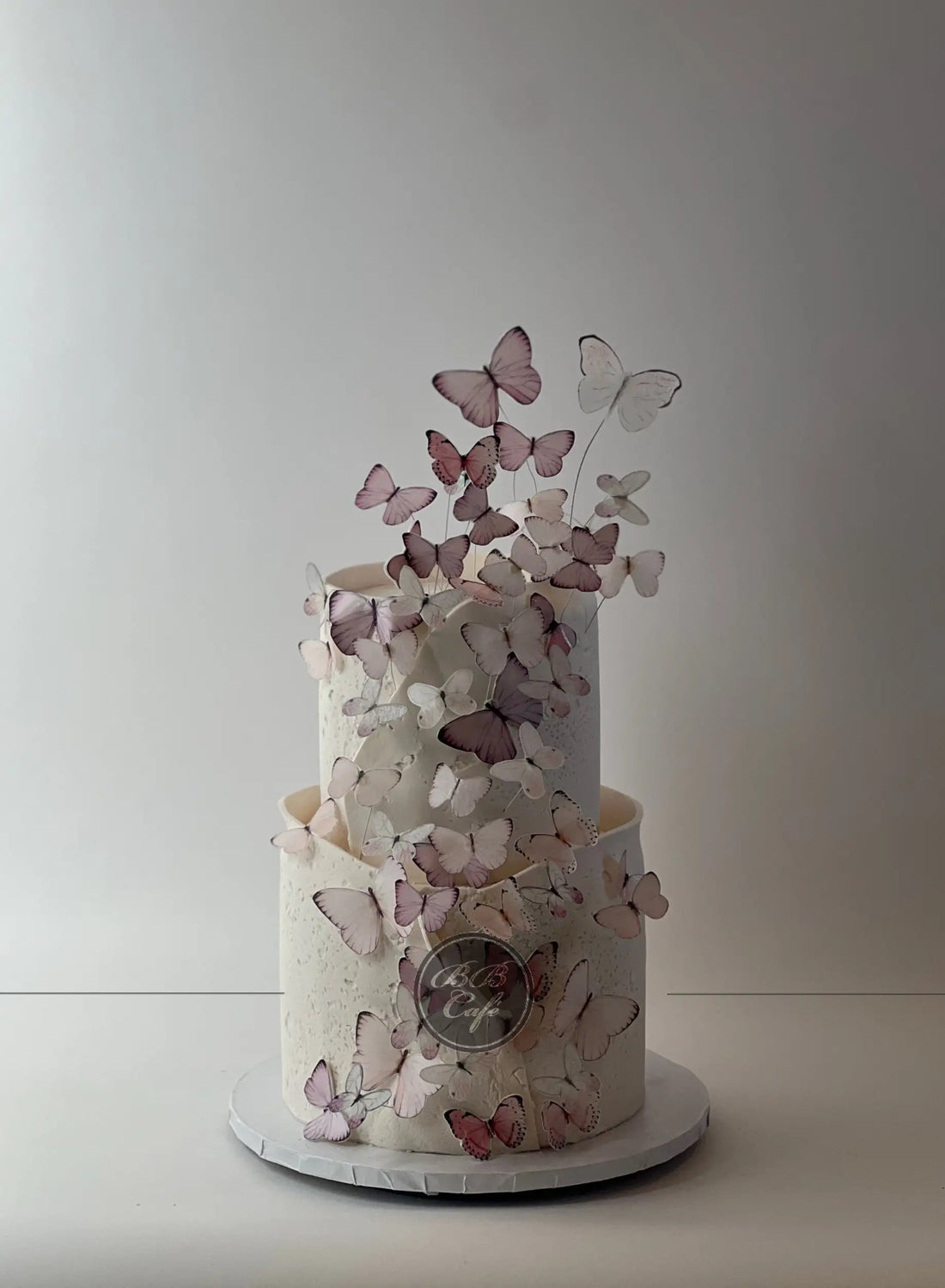 Flight of the butterflies - wedding cake