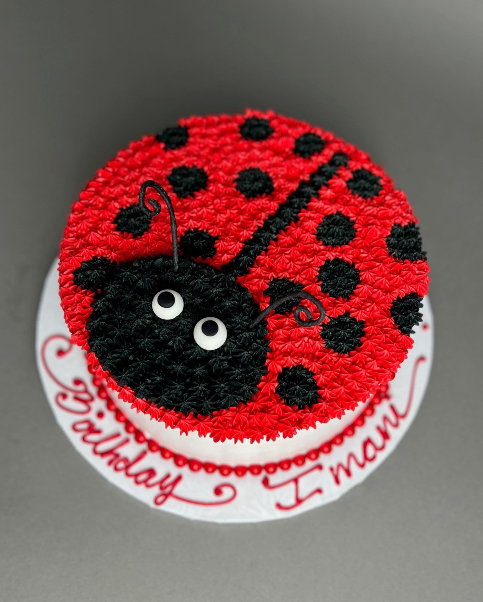 Furry animal friend face - custom cake