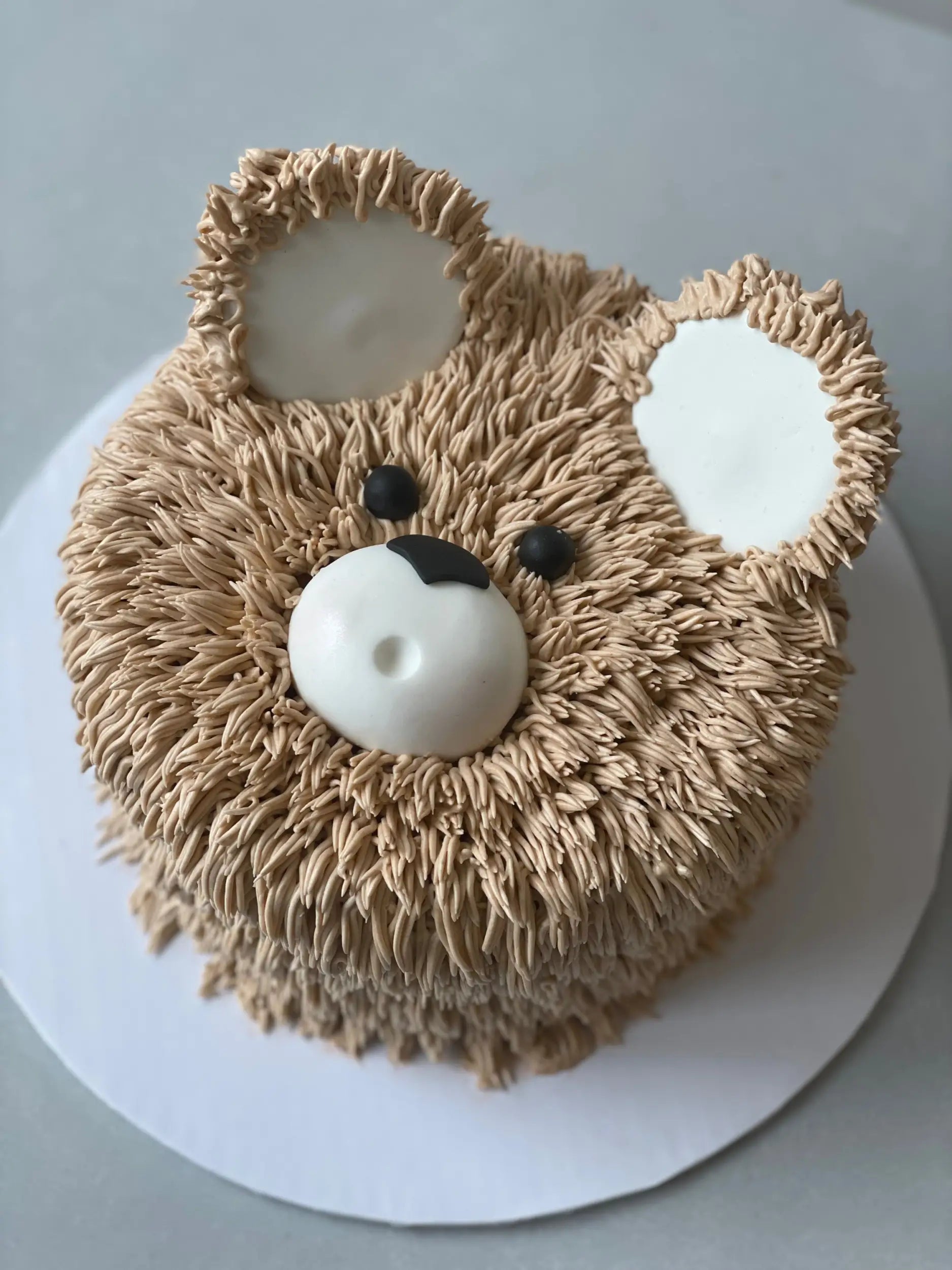 Furry animal friend face - custom cake