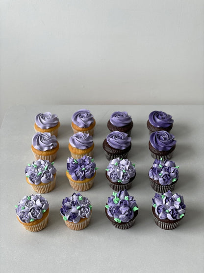 Hand piped cupcake - cupcake