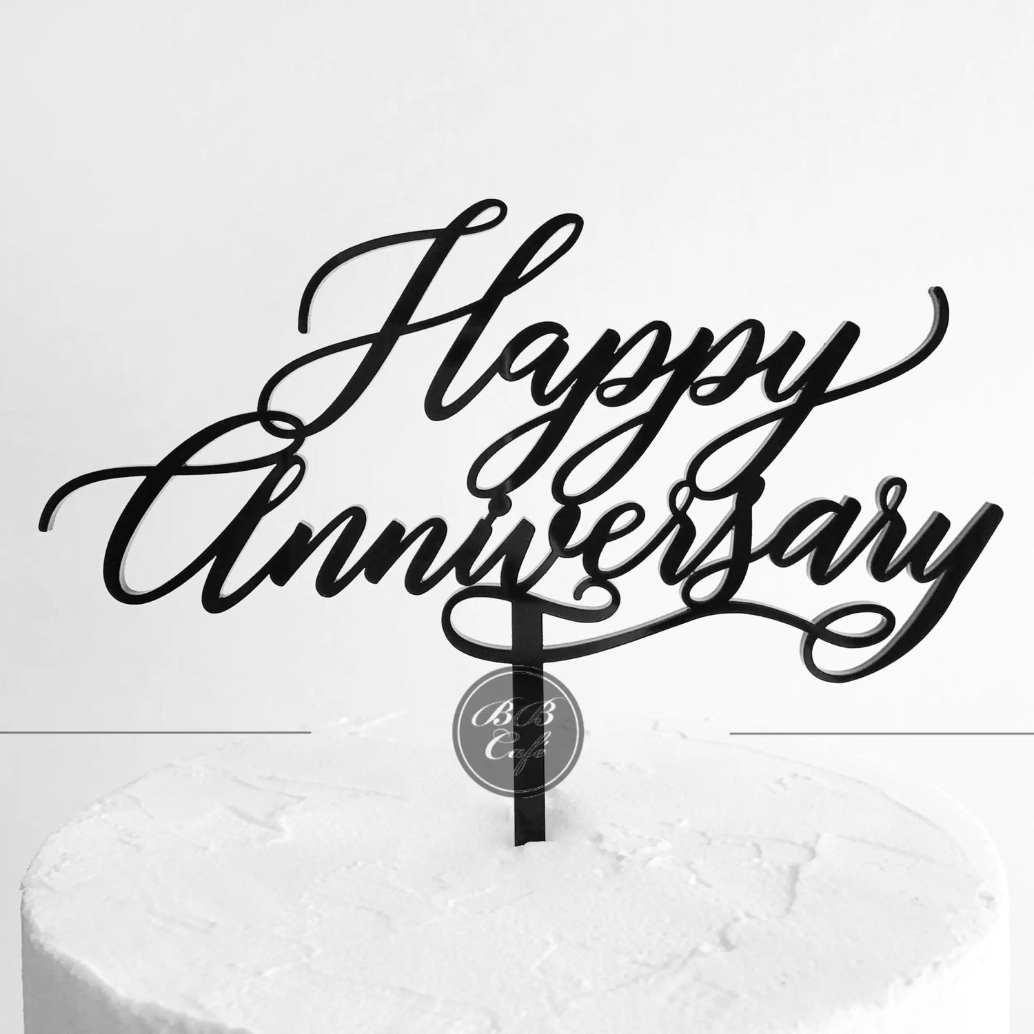 Happy anniversary cake topper - accessories