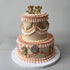 Lambeth angels & frills on buttercream - custom cake