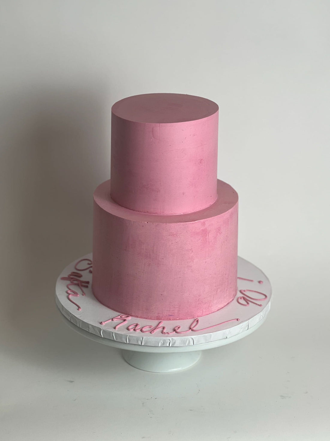 Minimalism on buttercream - custom cake