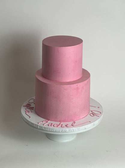 Minimalism on buttercream - custom cake