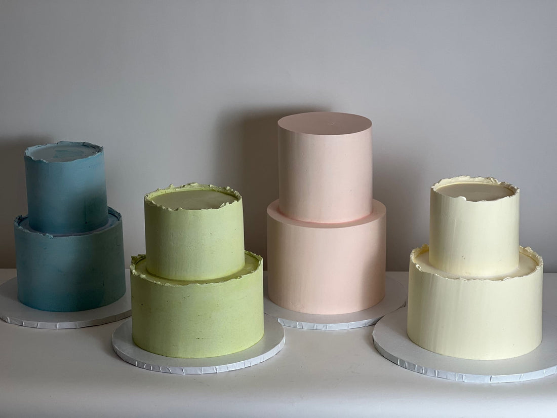Minimalism on buttercream - custom cake