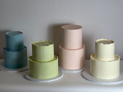 Minimalism on buttercream - custom cake