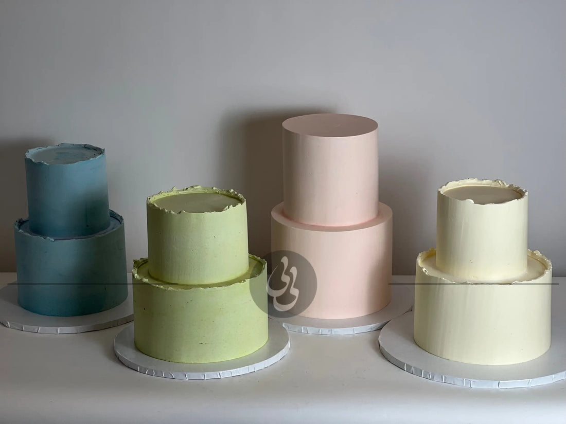 Minimalism on buttercream - custom cake