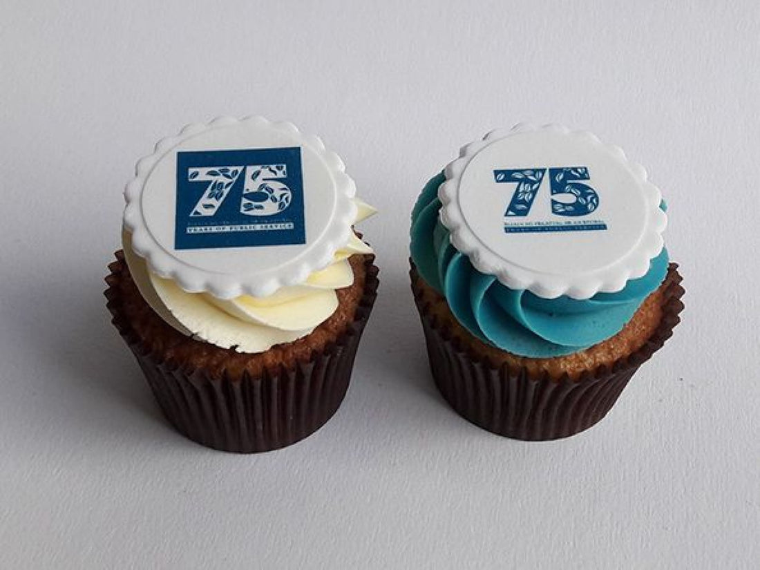 Printed print cupcake - cupcake