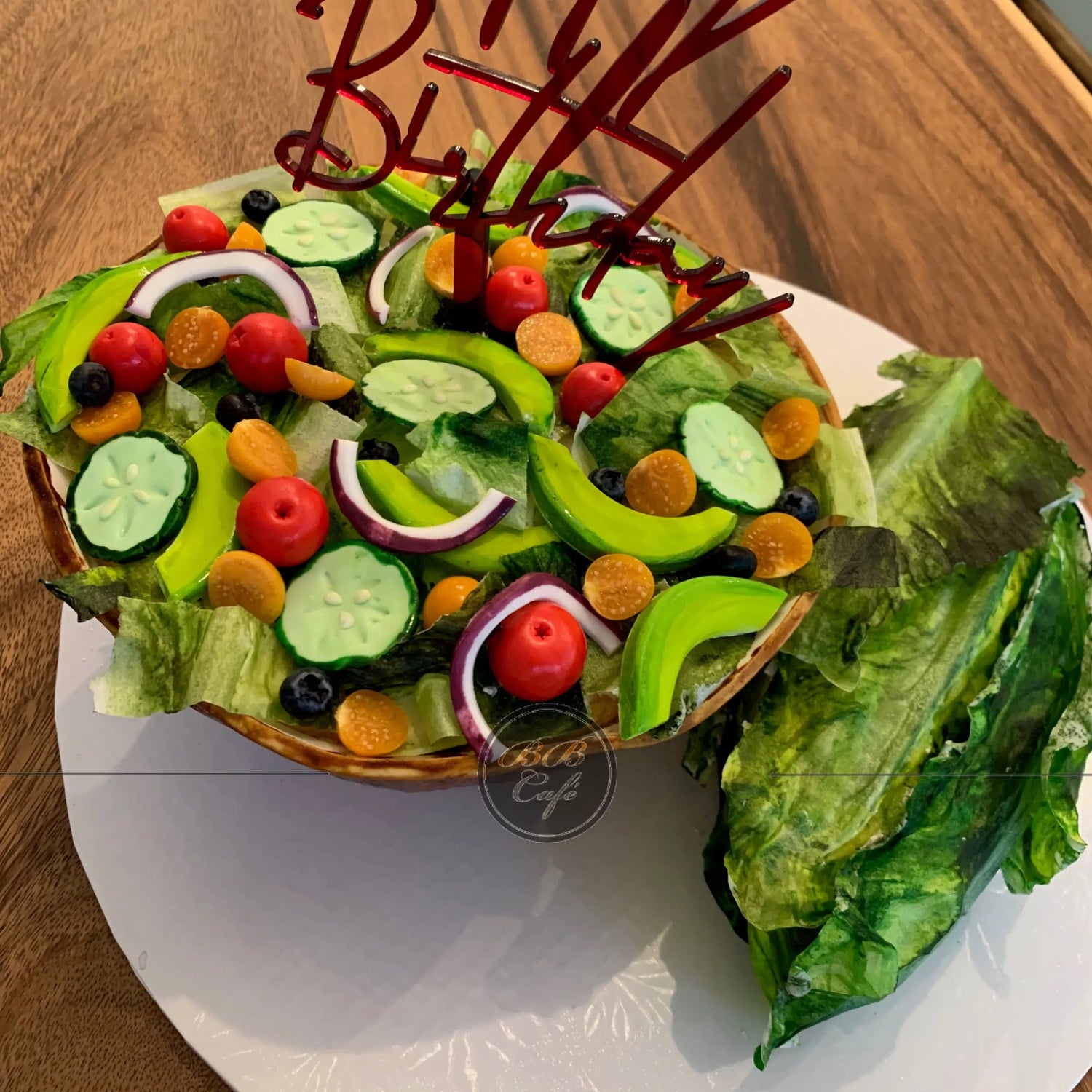 Salad cake - custom cake