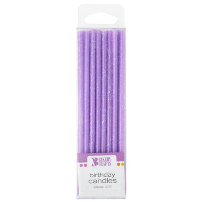 Slim glitter candles - accessories