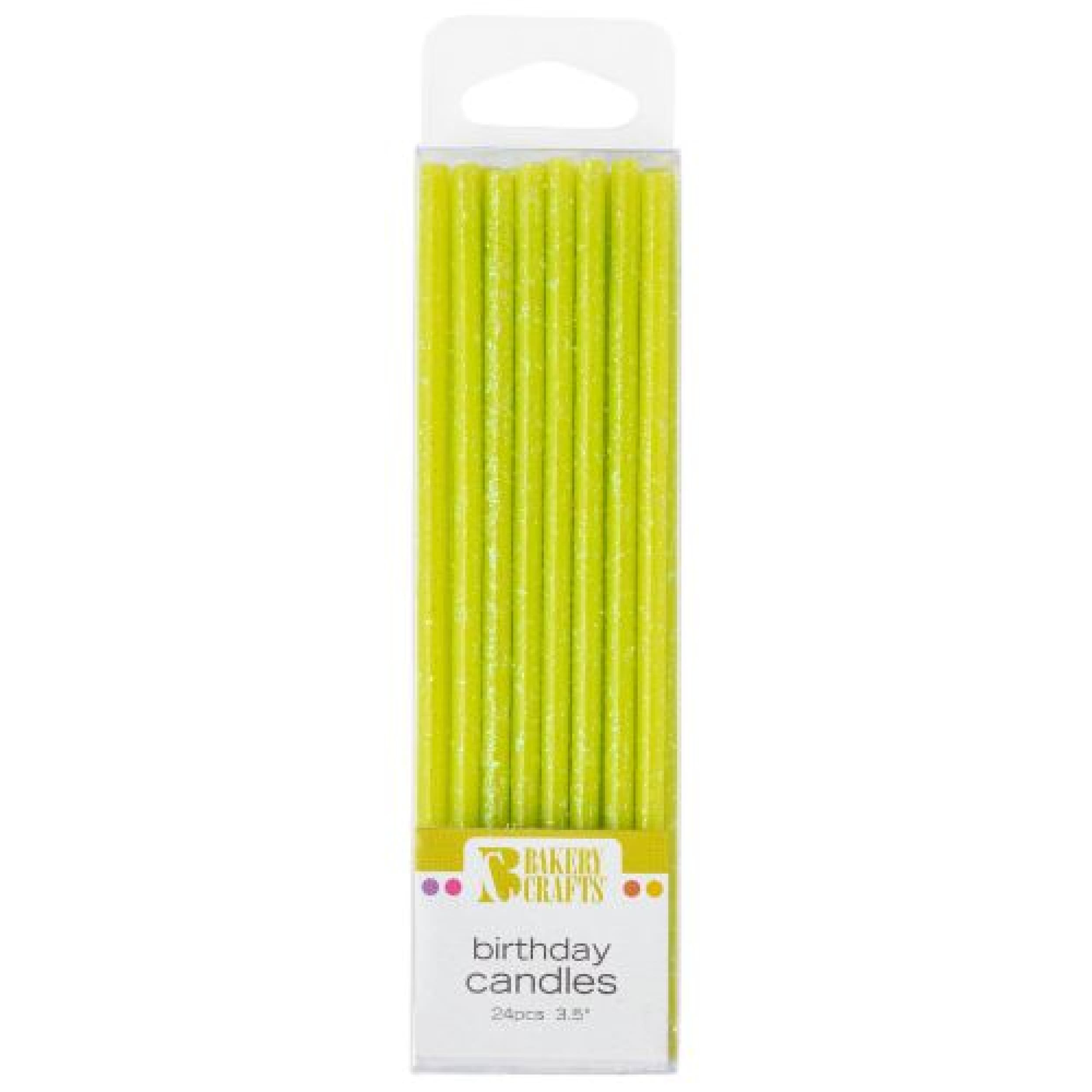 Slim glitter candles - accessories