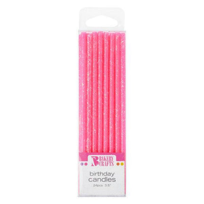 Slim glitter candles - accessories