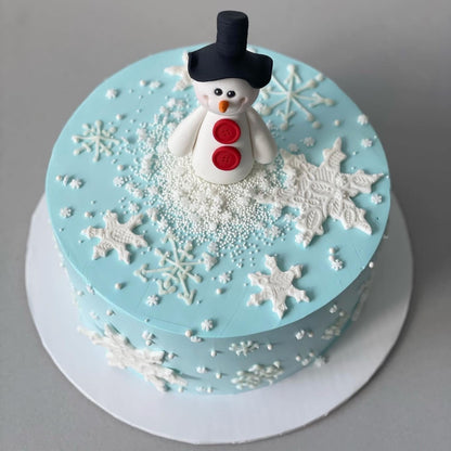 Snowman’s winter magic cake - custom cake