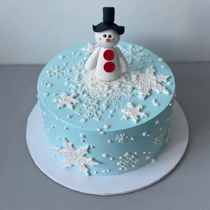 Snowman’s winter magic cake - custom cake