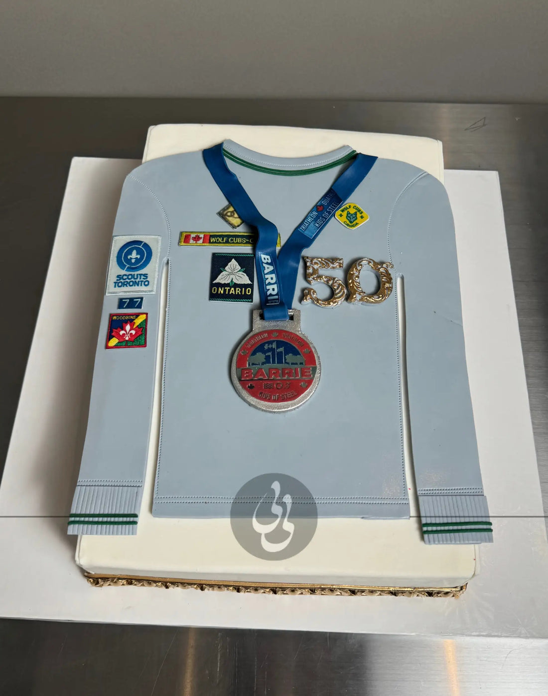 Sports jersey cake - custom cake