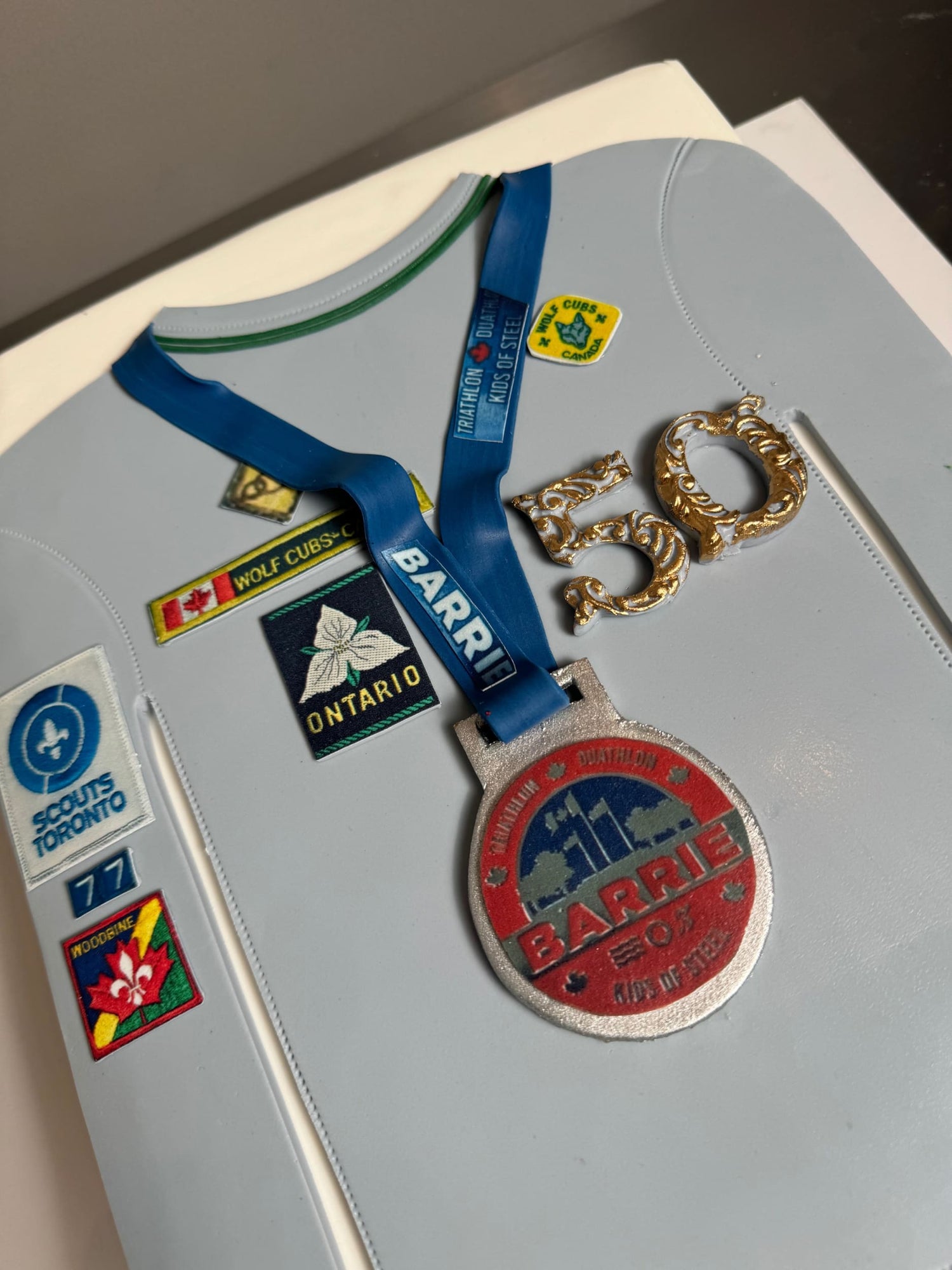 Sports jersey cake - custom cake