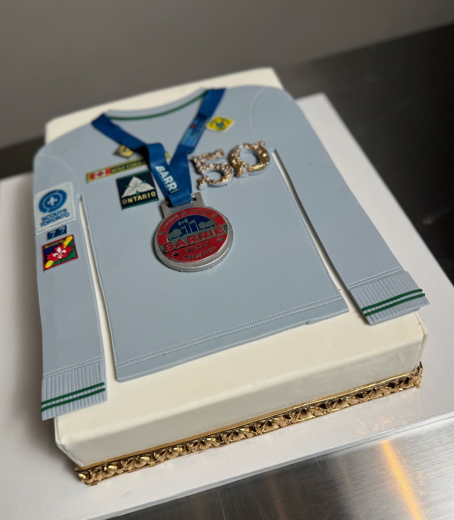 Sports jersey cake - custom cake