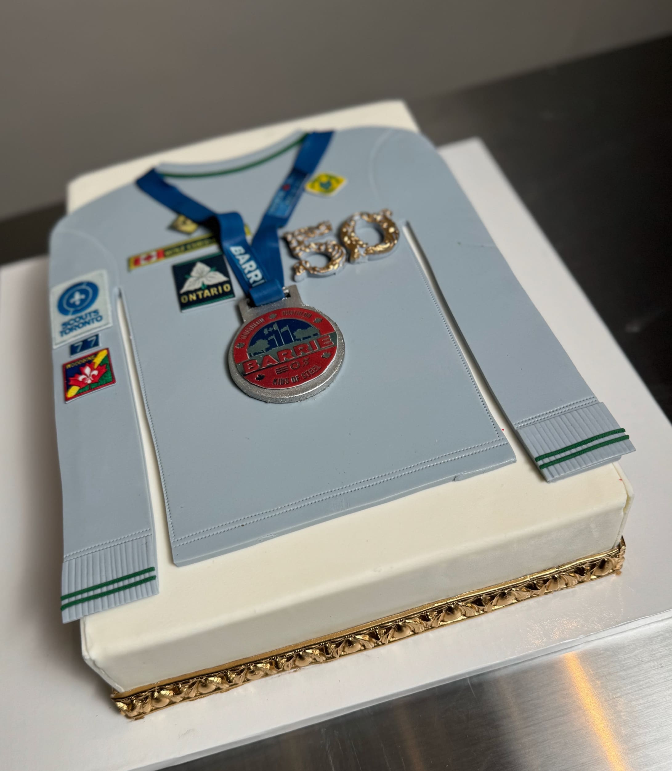 Sports jersey cake - custom cake
