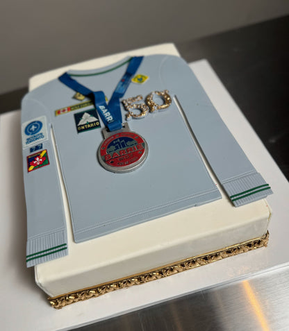 Sports jersey cake - custom cake