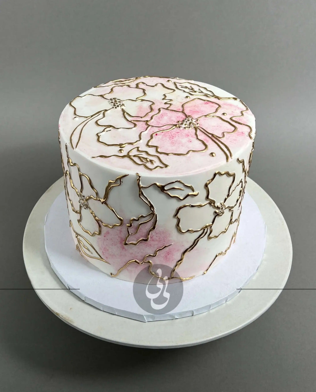 Stained glass fondant cake - custom cake