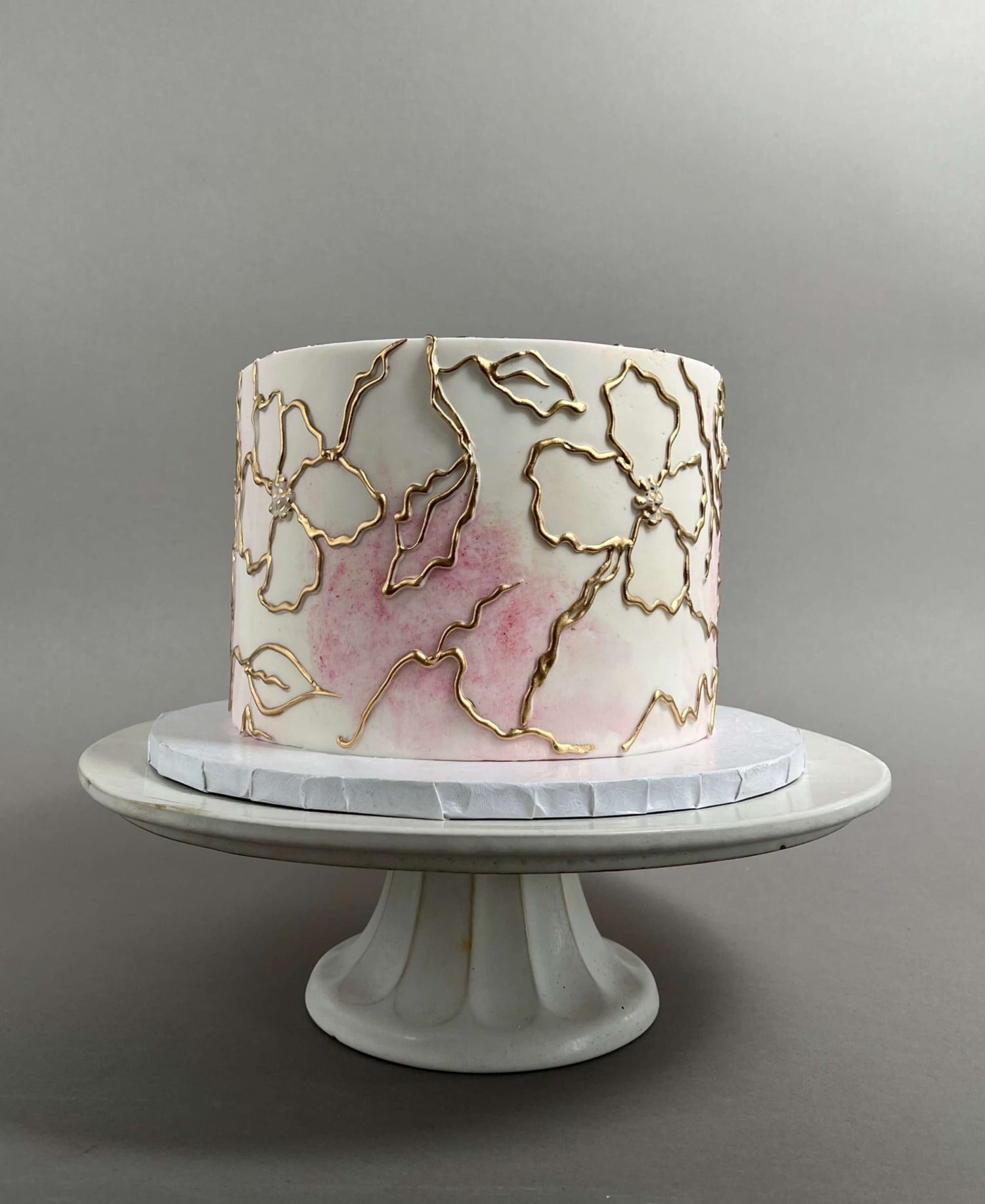 Stained glass fondant cake - custom cake