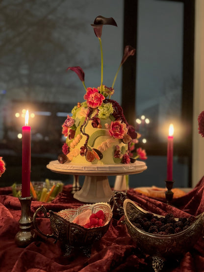 The floral dome - custom cake