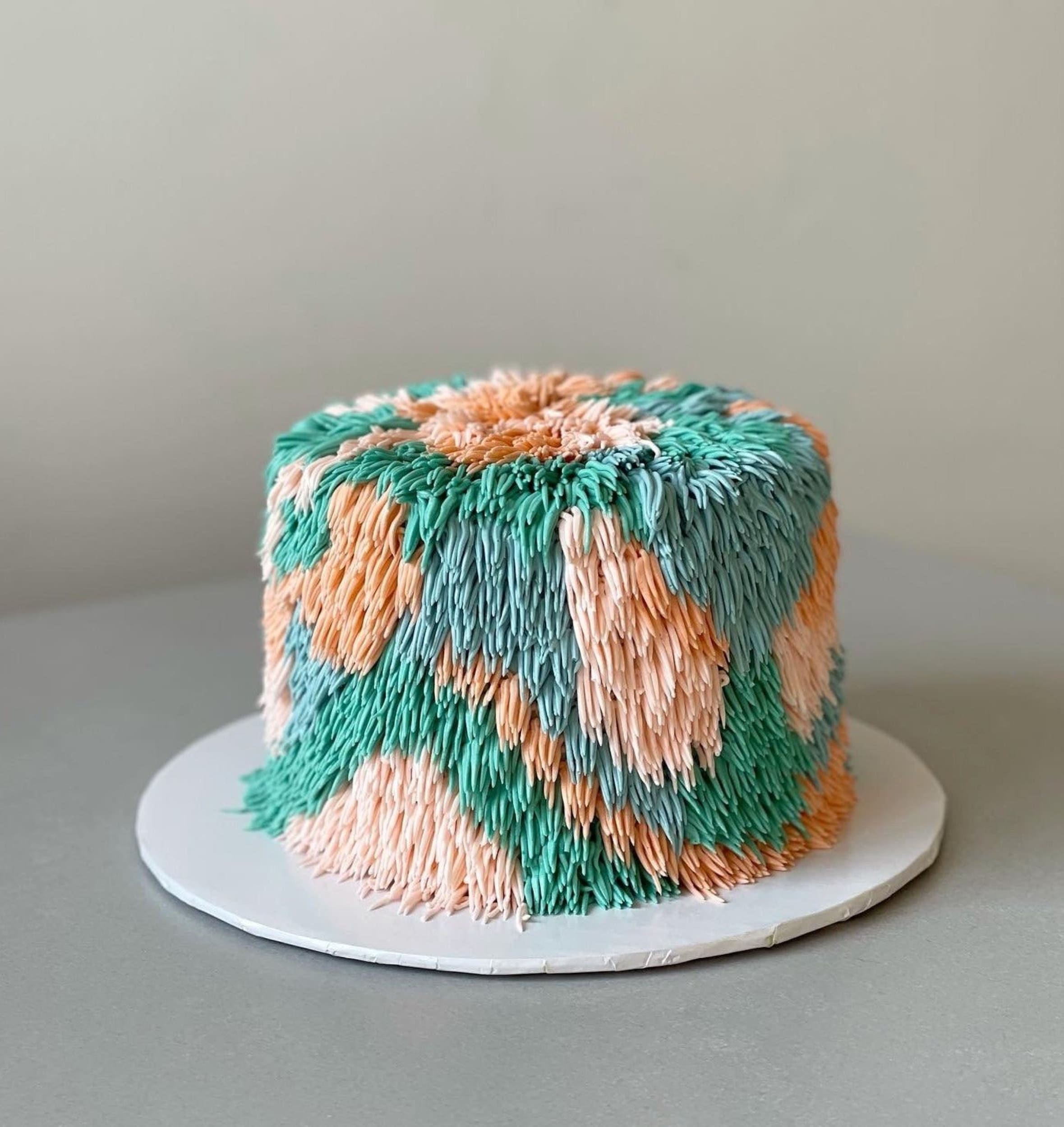 The shag on whipped cream - custom cake