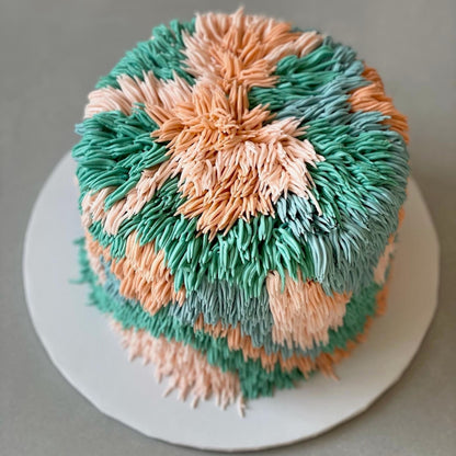 The shag on whipped cream - custom cake