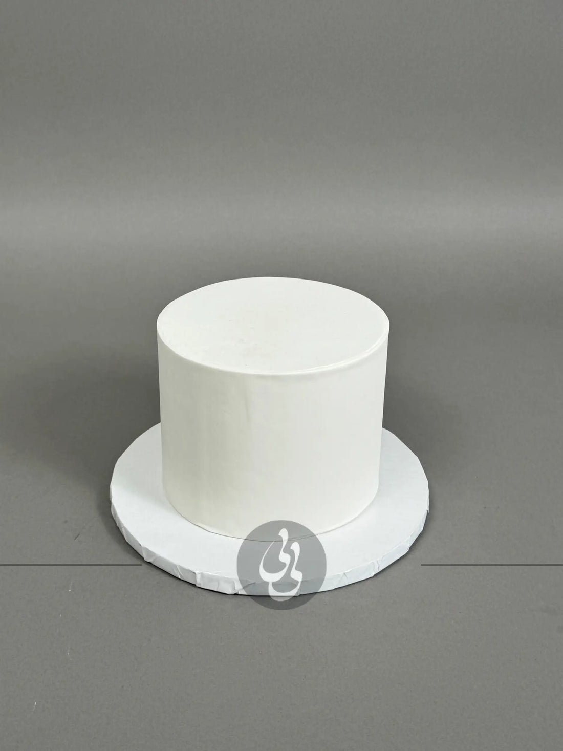 Undecorated sharp edge fondant - custom cake