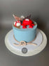 Nautical sea crab & paper boat - custom cake