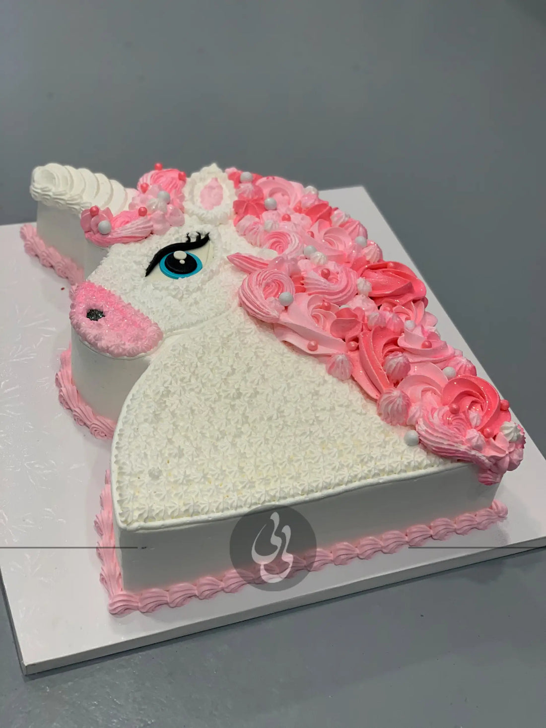 Unicorn cut-out cake - custom cake