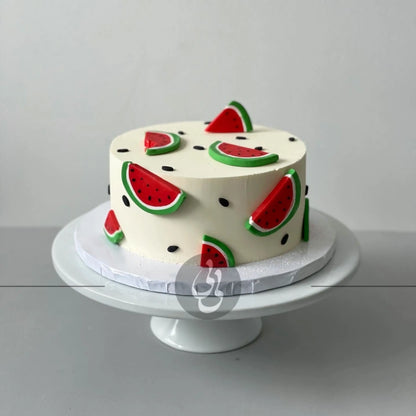 Yalda’s sweet mini watermelon buttercream cake - custom cake