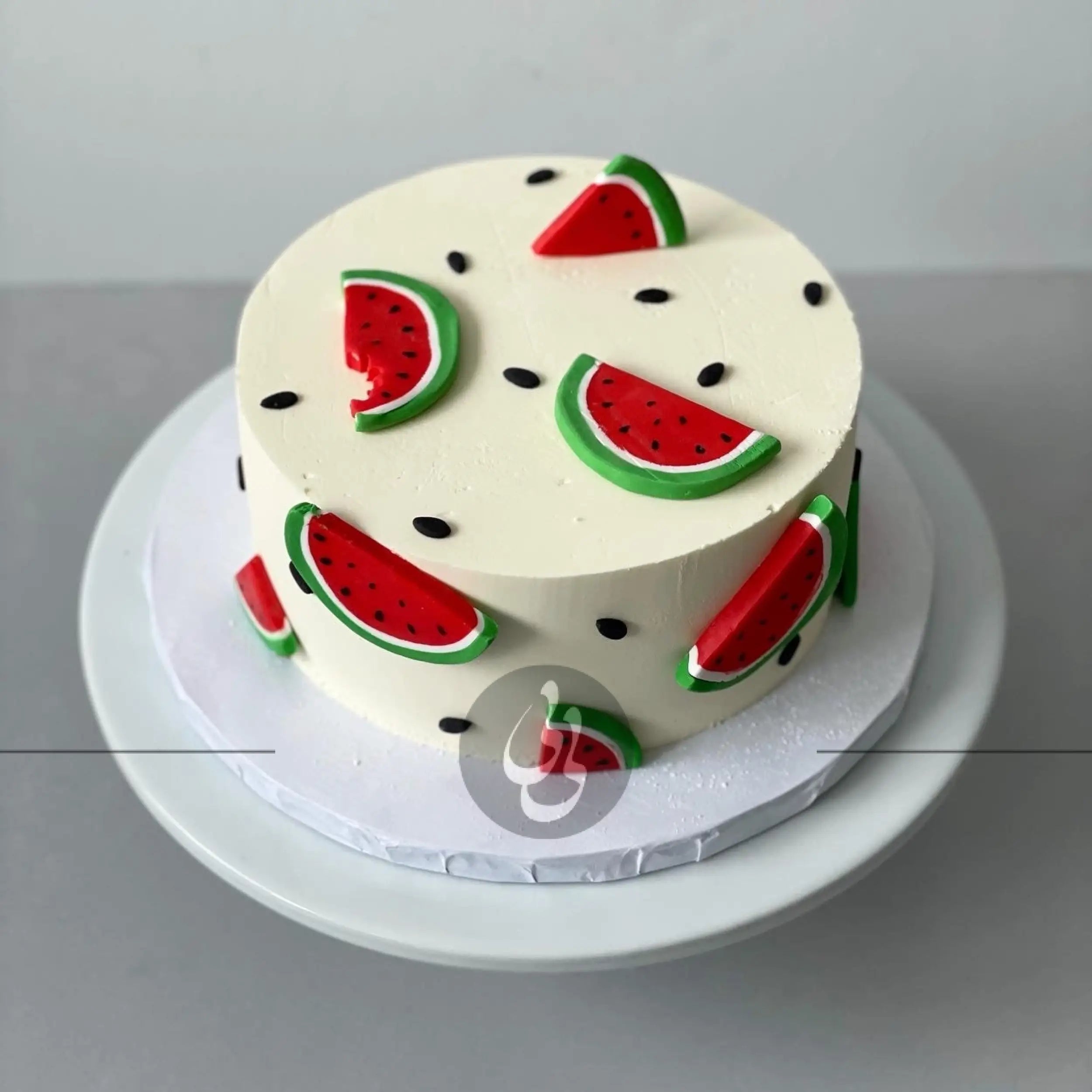 Yalda’s sweet mini watermelon buttercream cake - custom cake